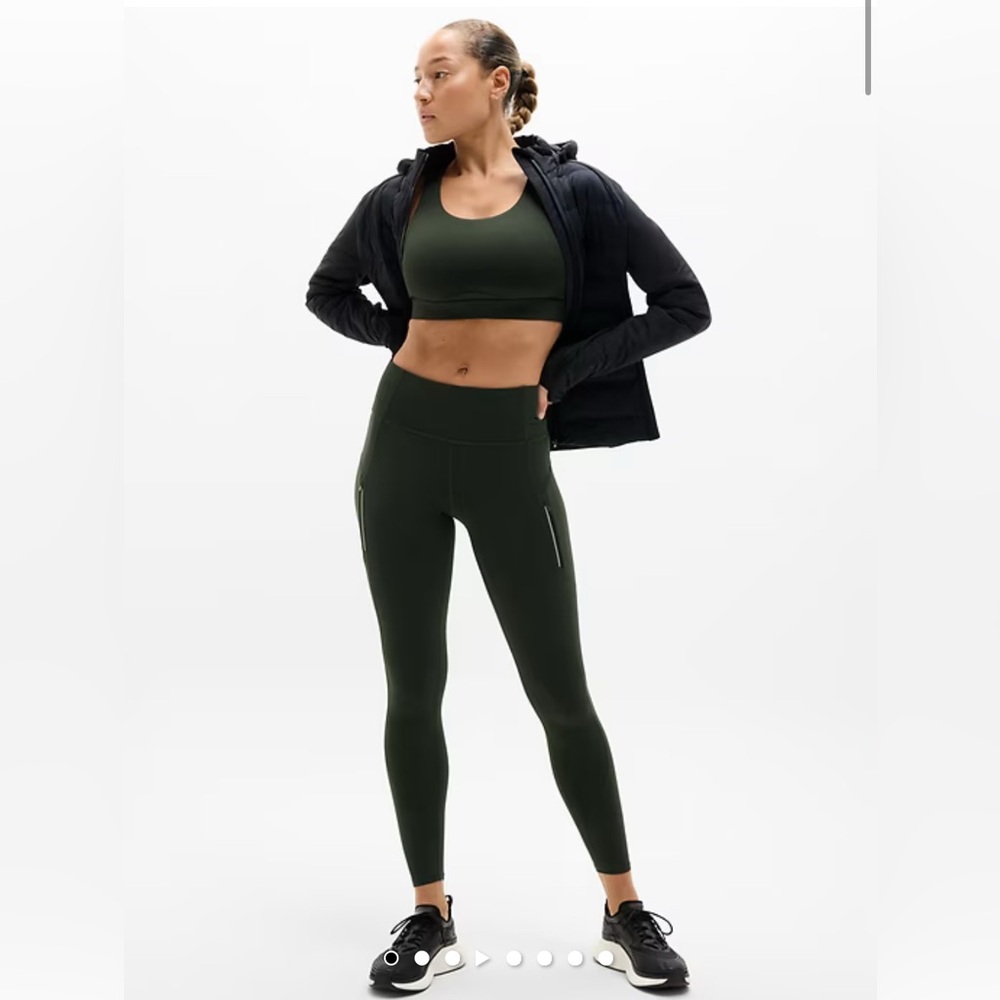 Athleta Olive/Elm  Rainier Tights
